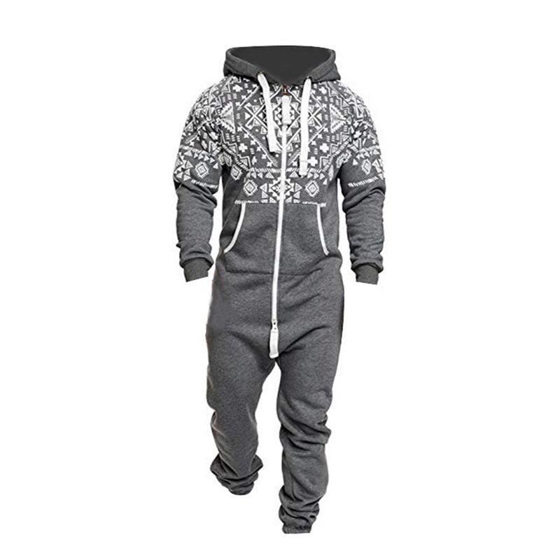 Men's Autumn Casual Hooded Tracksuit