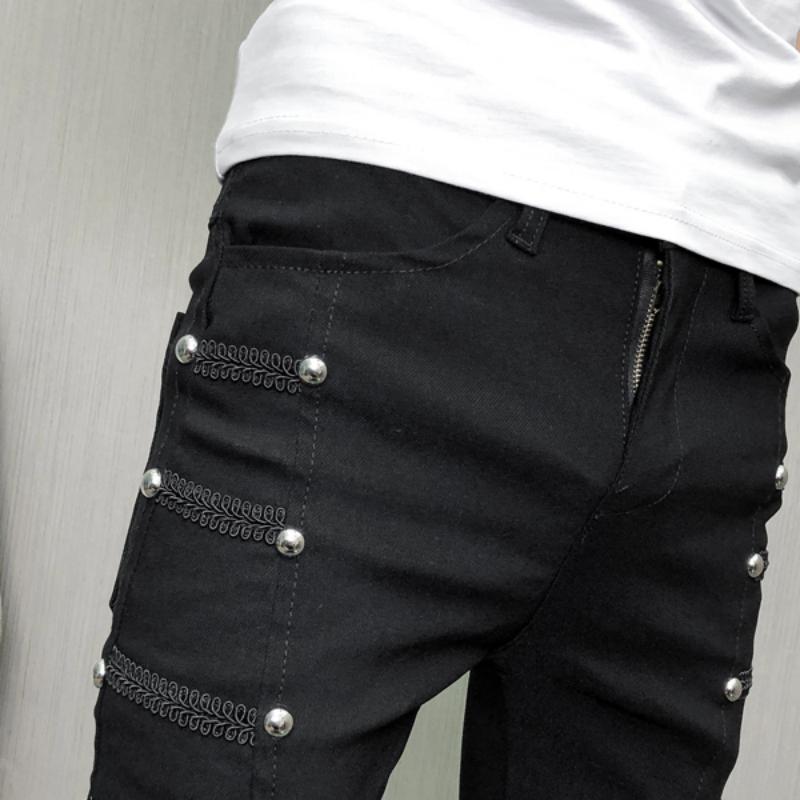 Men's Summer Slim Fit Trousers With Rivets