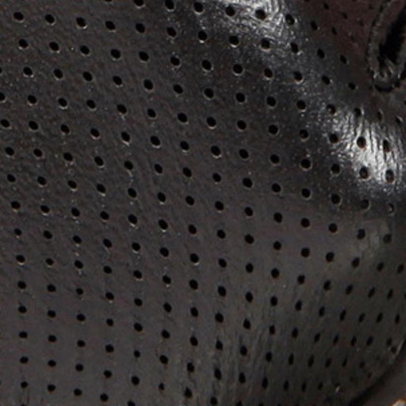 Men's Leather Fingerless Non-Slip Gloves