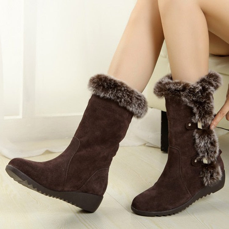 Women's Autumn/Winter Warm Suede Boots