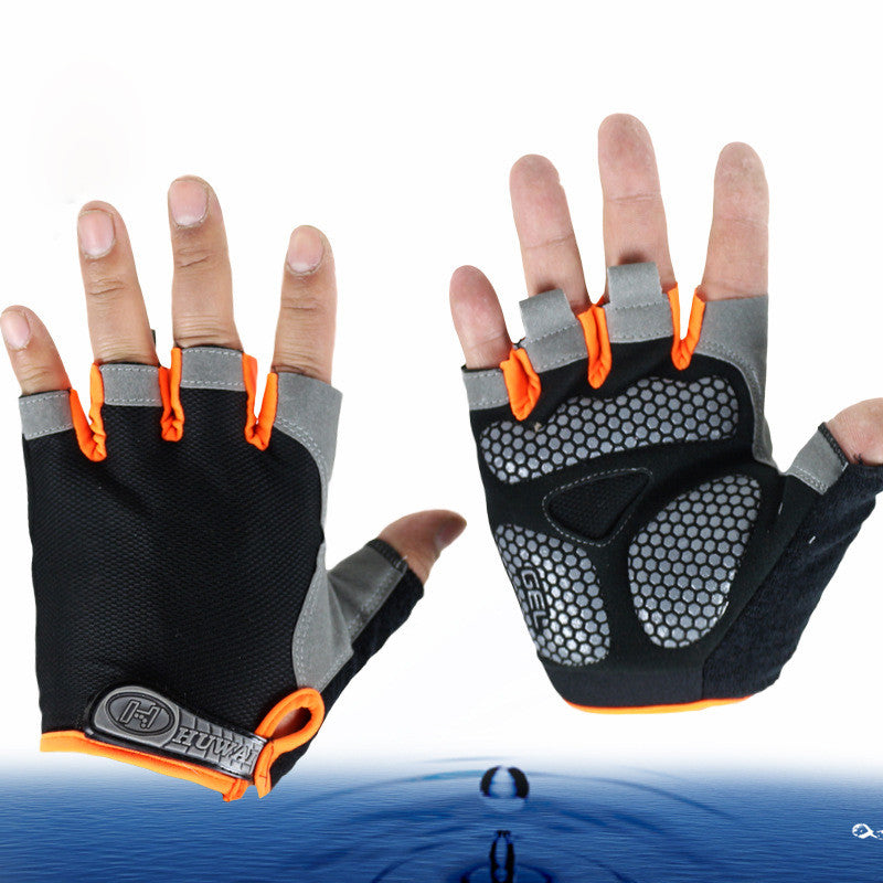 Men's/Women's Fingerless Gloves With Gel Padded Lycra