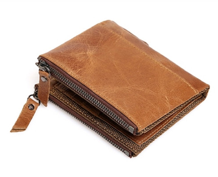 Men's/Women's Leather Bi-Fold Wallet