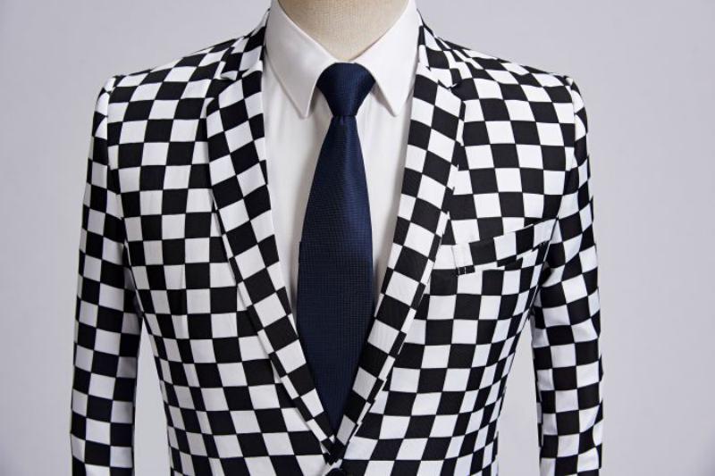 Men's Wedding Plaid Suit | Blazer And Pants