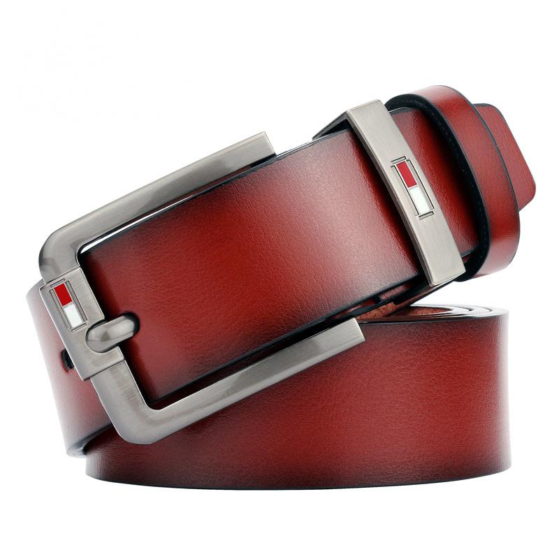 Men's Leather Belt With Ping Buckle