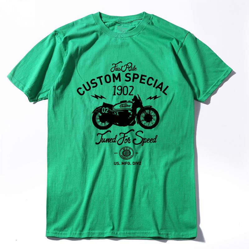 Men's Summer Casual Cotton T-Shirt "Custom Special"