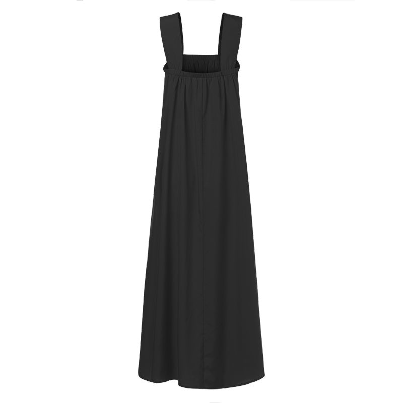 Women's Summer Casual Polyester Sleeveless Maxi Dress