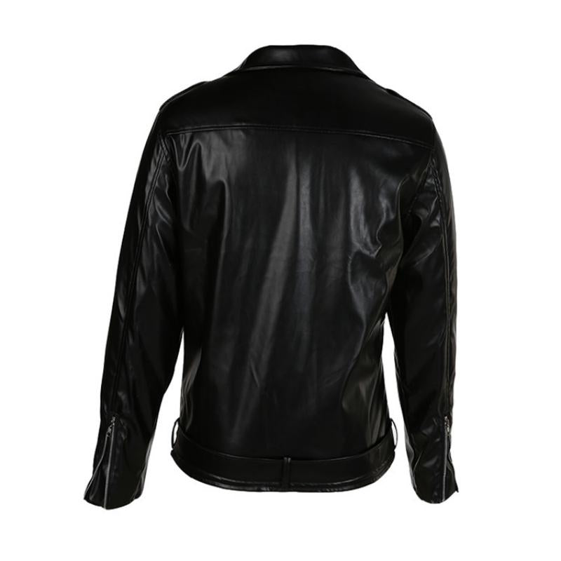 Men's Autumn Slim Fit Leather Jacket