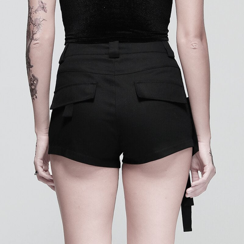 Women's Summer Casual High Waist Shorts With Pockets