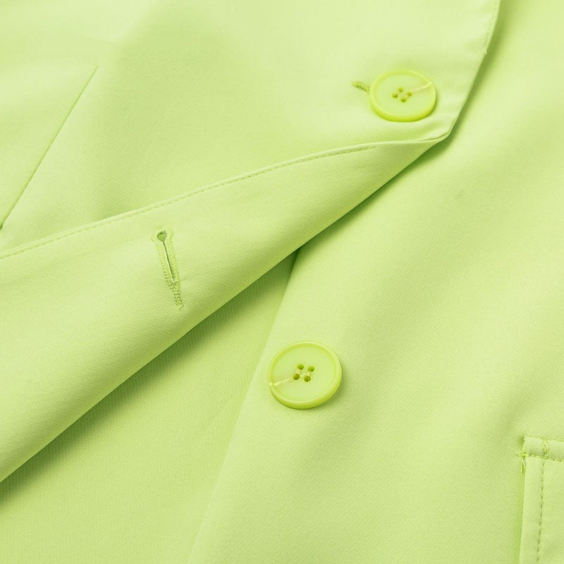 Women's Spring/Autumn Casual Polyester Long-Sleeved Blazer