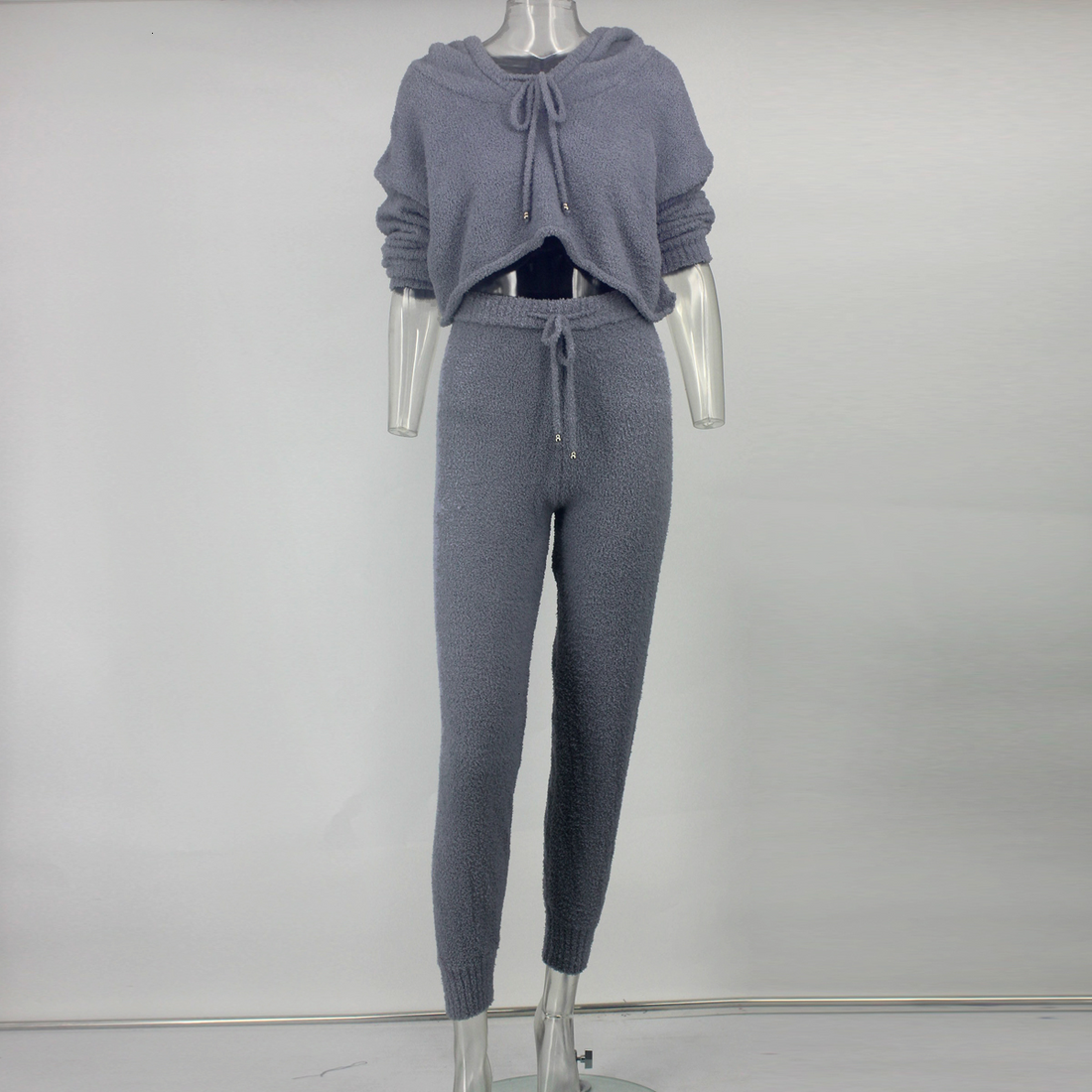 Women's Autumn Casual Knitting Two-Piece Jumpsuit