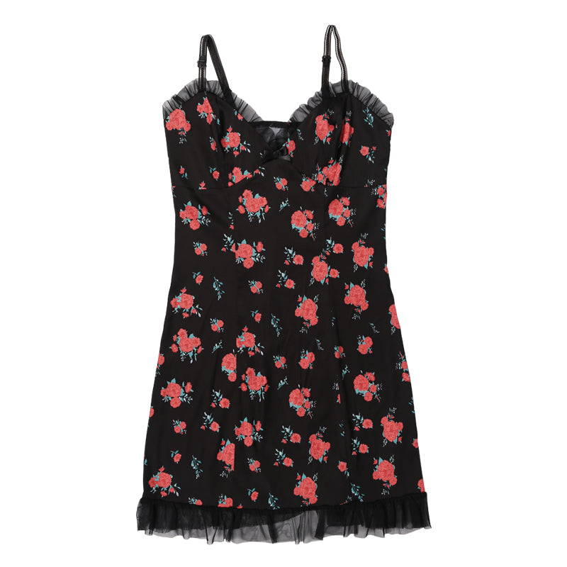 Women's Casual Mini Dress With Floral Print