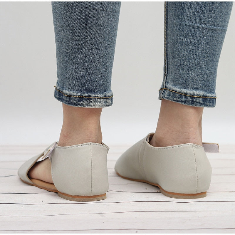 Women's Summer Casual Open Toe Flat Sandals | Plus Size