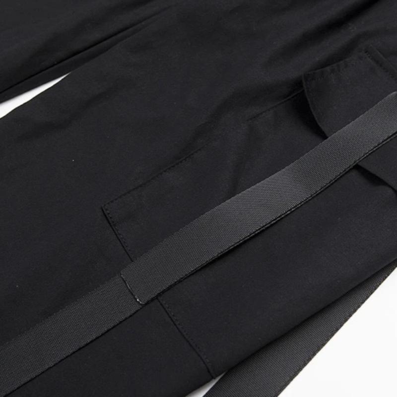 Women's Spring/Autumn Casual Straight Wide Leg Cargo Pants