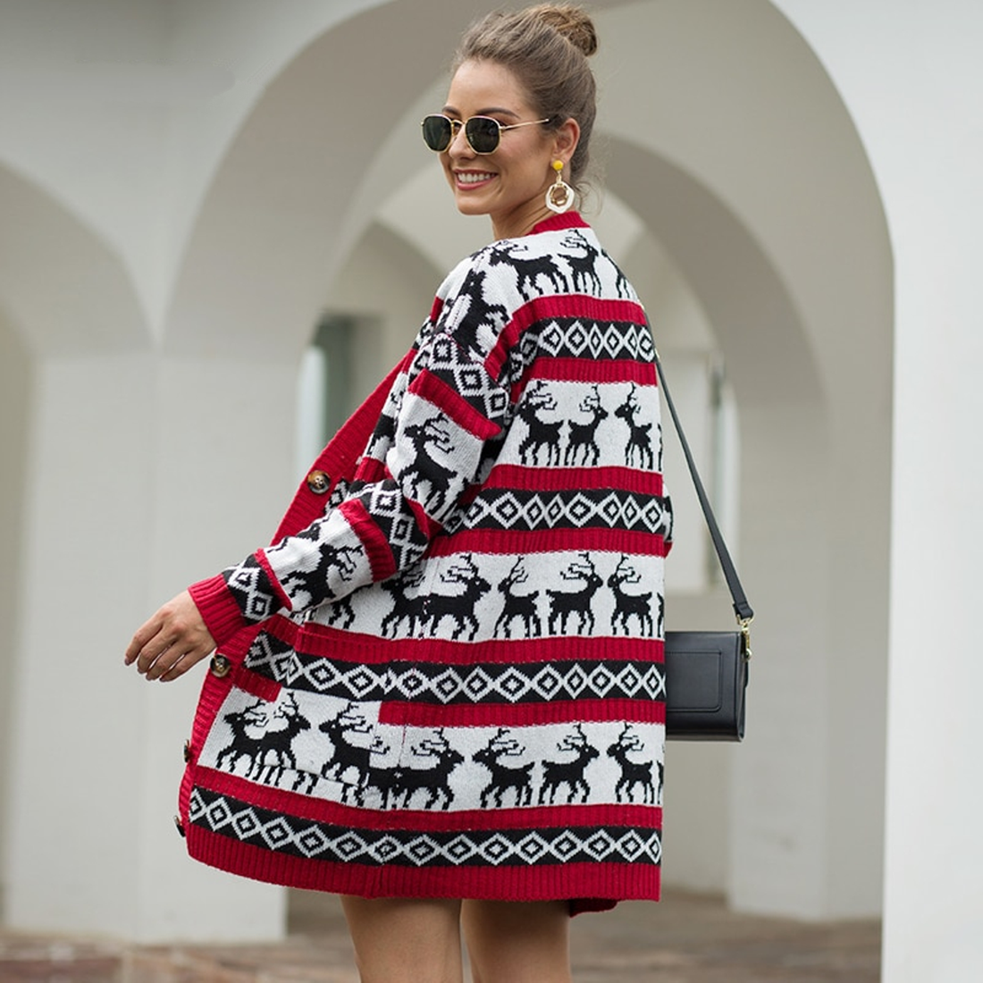 Women's Autumn/Winter Knitted Oversized Loose Cardigan