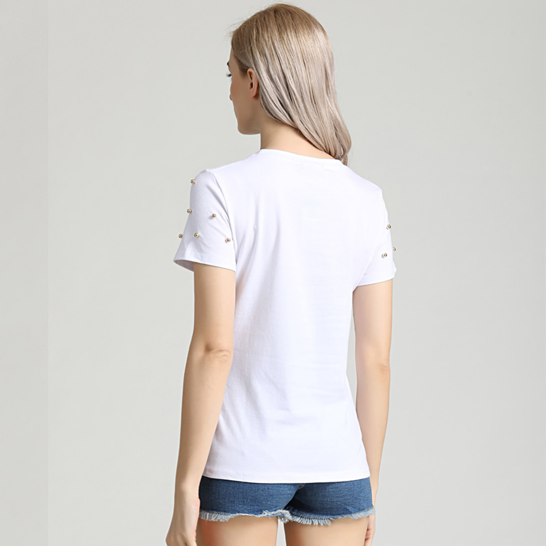 Women's Summer Casual Sequined T-Shirt