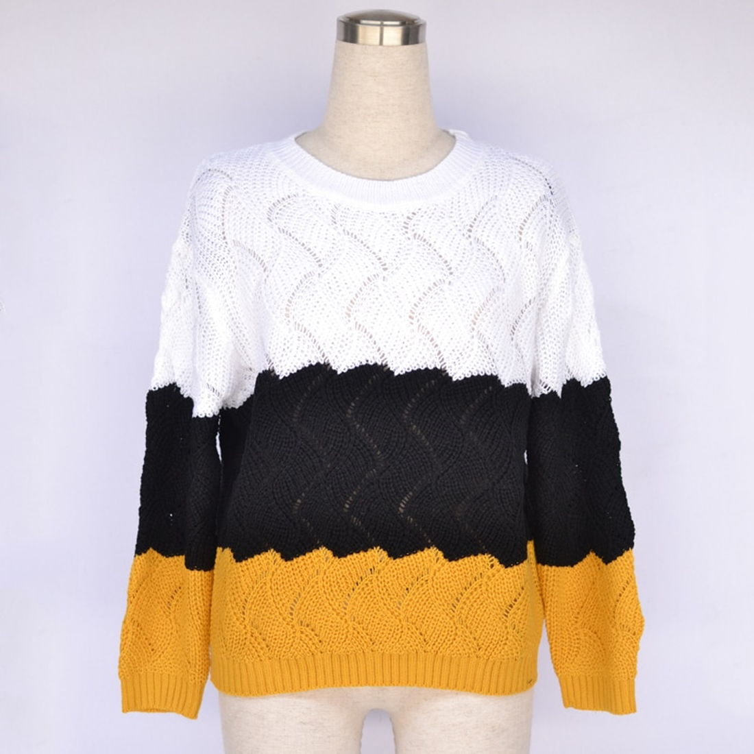 Women's Autumn/Winter Casual Long Sleeve Knitted Sweater
