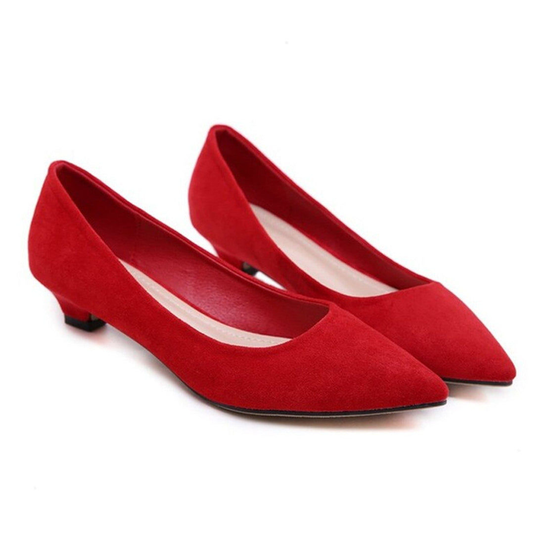 Women's Spring/Autumn Pointed Toe Low Heels Pumps