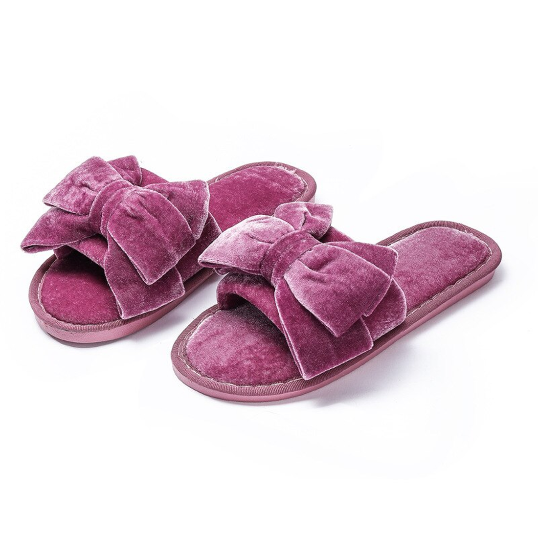 Women's Autumn/Winter Faux Plush Soft Home Slippers