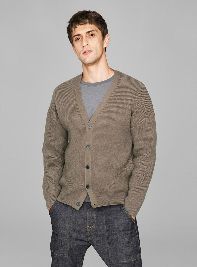 Men's Autumn Casual Cotton Buttoned Cardigan