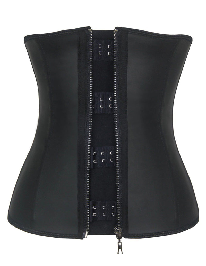 Women's Latex Corset With Zipper
