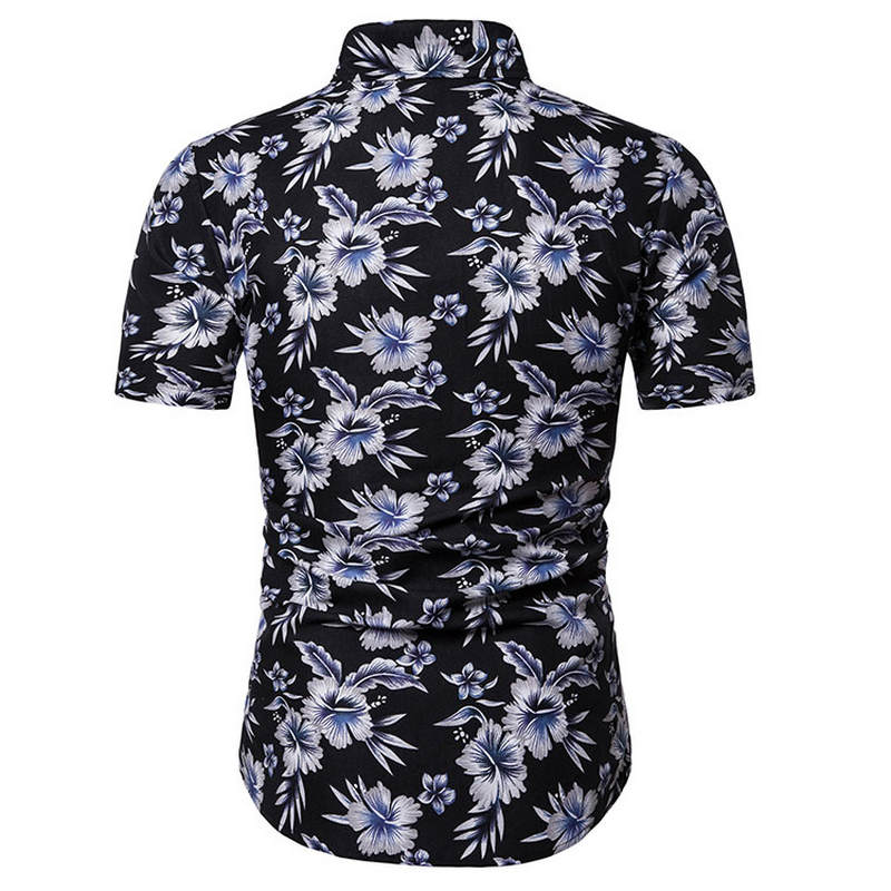 Men's Summer Casual Printed Short Sleeve Shirt