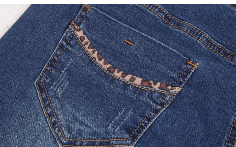 Women's Spring/Autumn Cotton Push Up Jeans