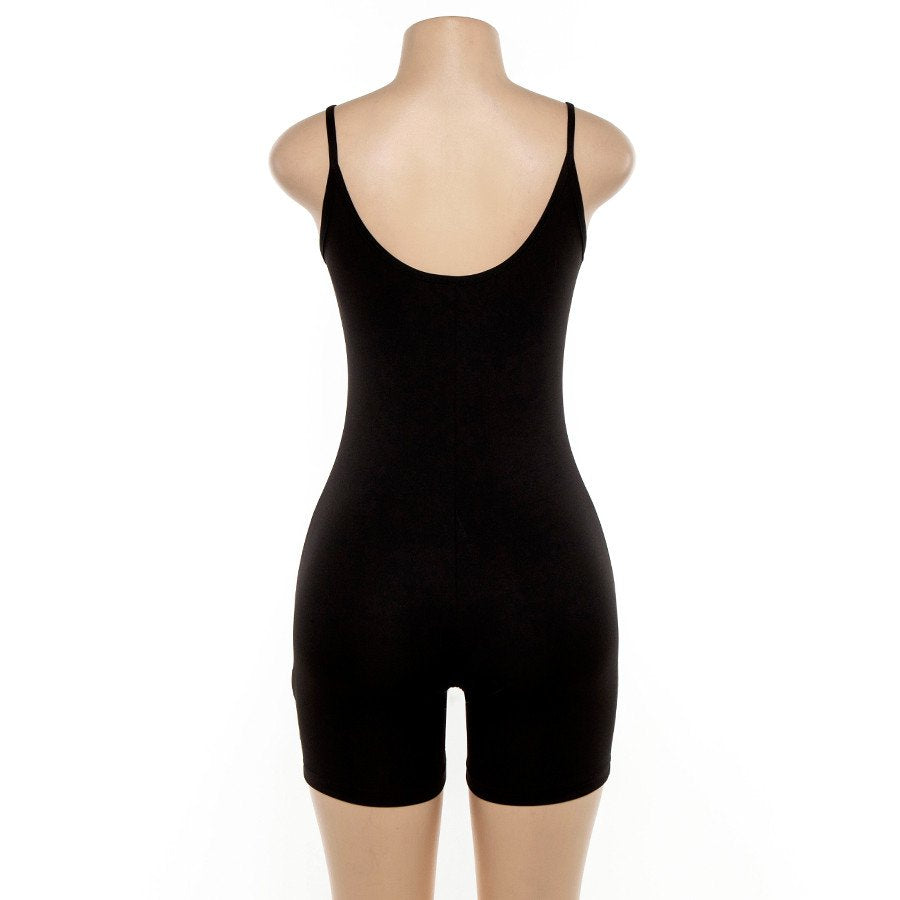 Women's Summer Casual Elastic Soft Sleeveless Jumpsuit