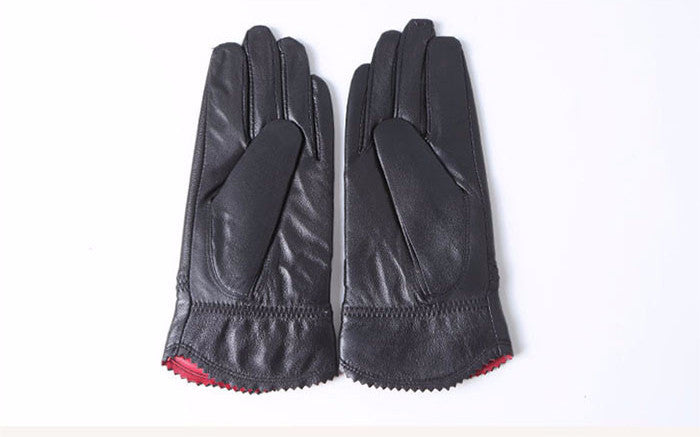 Female Casual Genuine Leather Gloves - Zorket