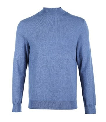 Men's Autumn Basic High Neck Knitted Sweater