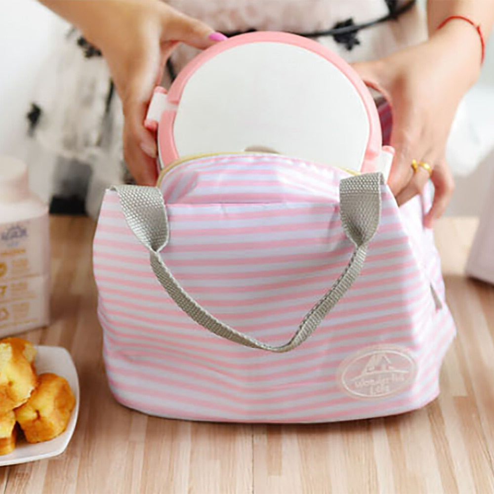Women's Summer Thermal Insulated Cold Lunch Bag