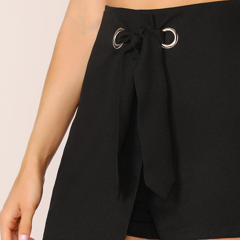 Women's Summer Asymmetrical High-Waist Shorts