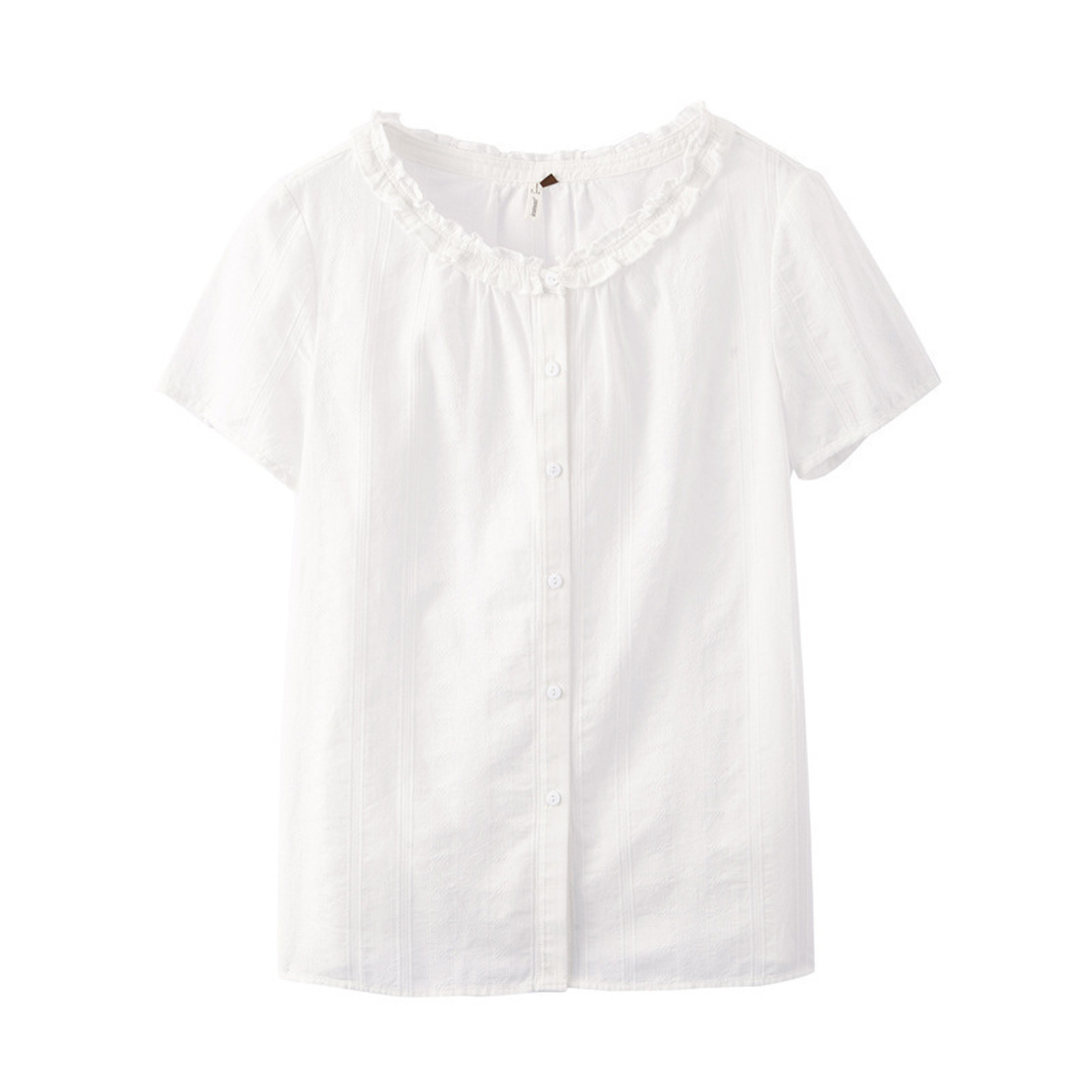 Women's Summer O-Neck Short Sleeve Shirt