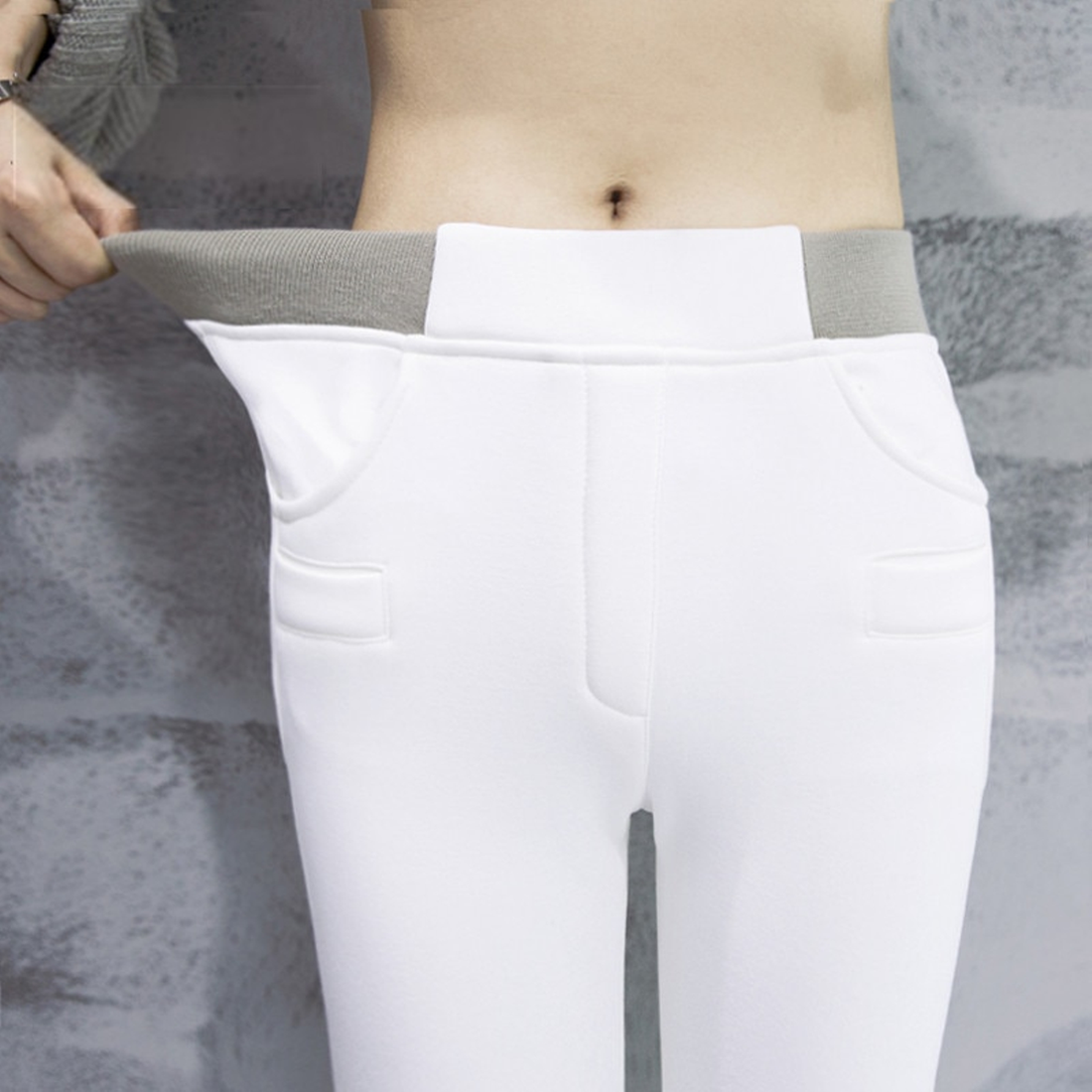 Women's Winter Warm Stretchy Pants | Plus Size