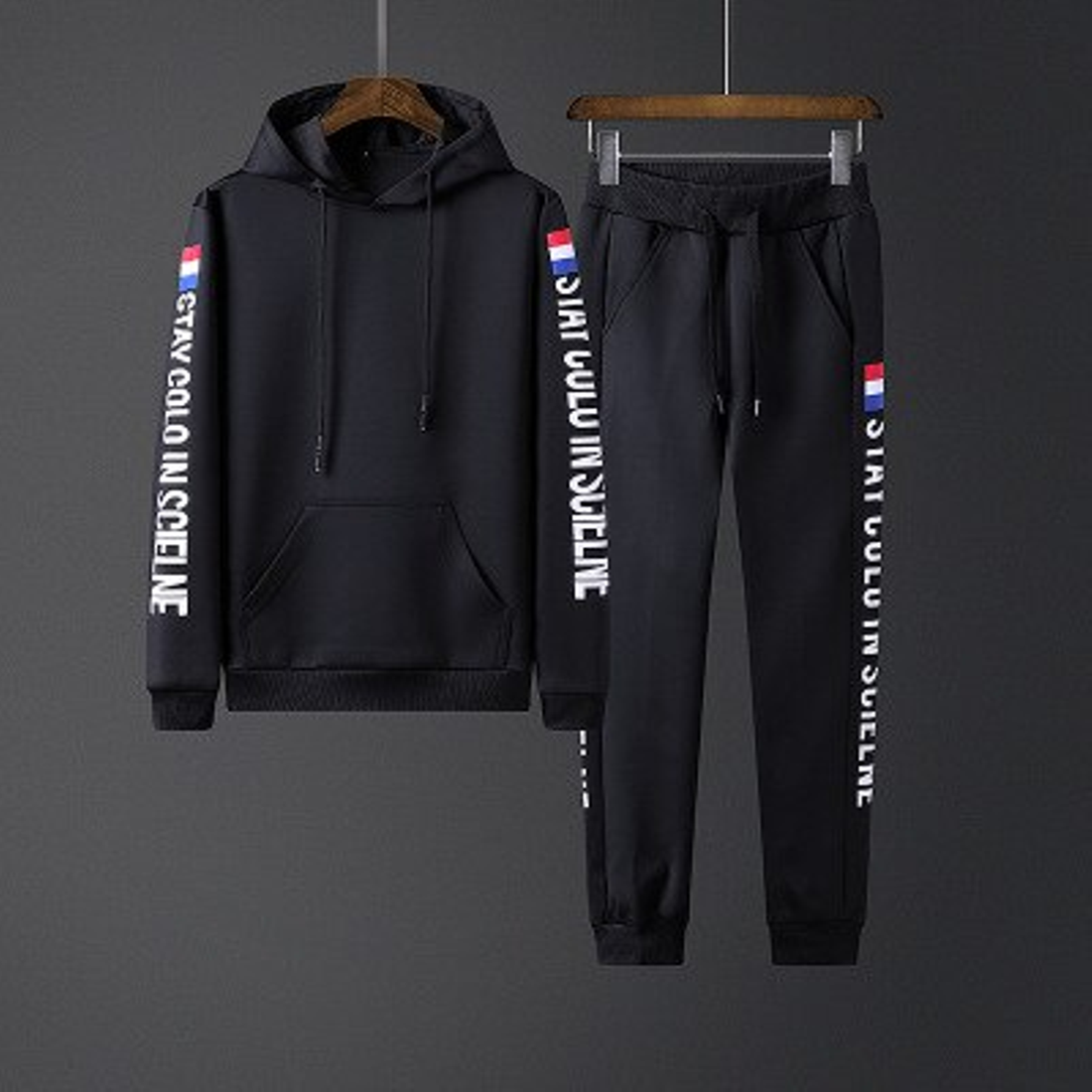 Men's Casual Tracksuit With Print