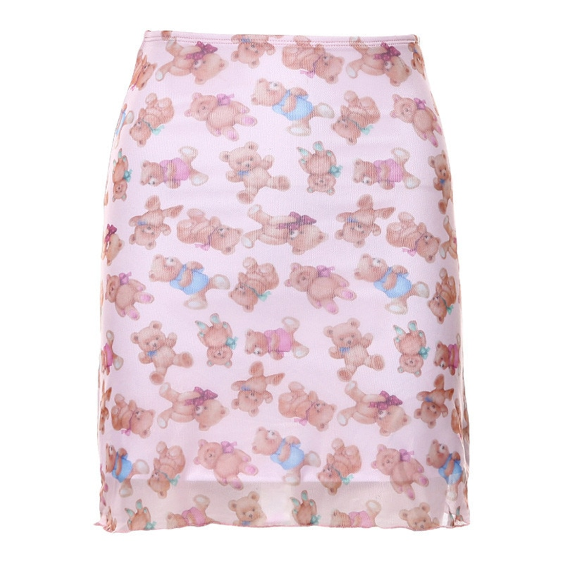 Women's Casual Printed Slim Soft Mini Skirt