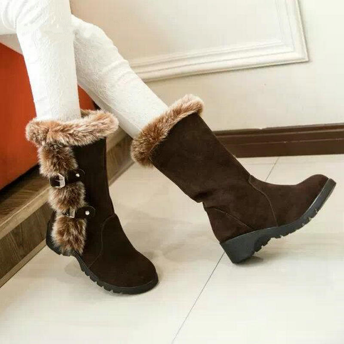 Women's Autumn/Winter Warm Suede Boots