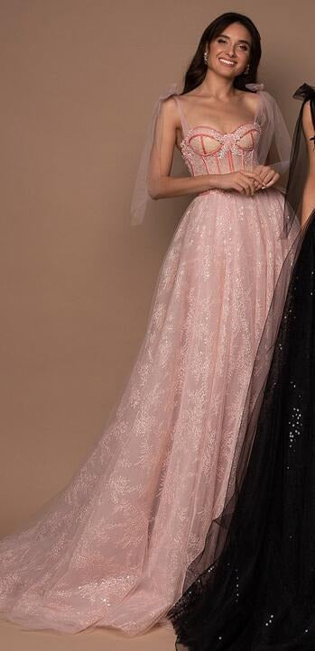 Women's Lace Appliques Button A-Line Wedding Dress
