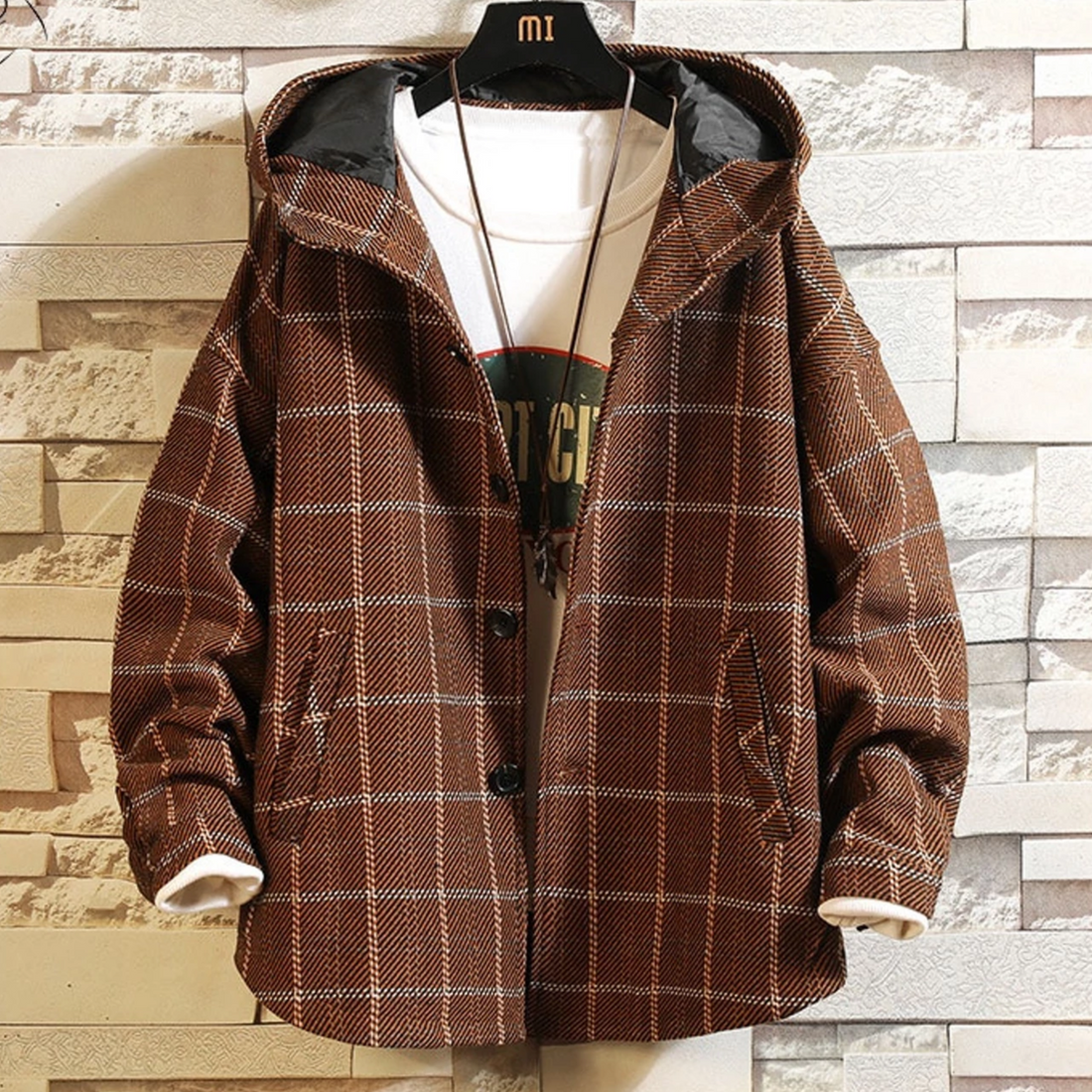 Men's Autumn/Winter Thick Woolen Oversized Jacket