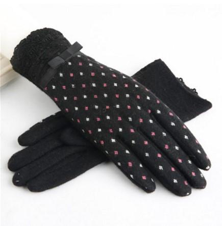Winter Touch Screen Wool Women's Warm Gloves