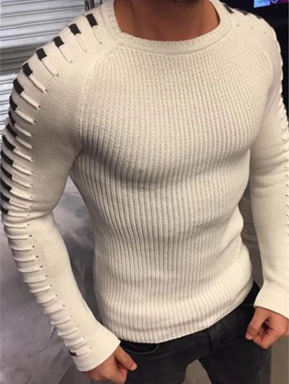 Men's Casual Knitted Sweater | Plus Size
