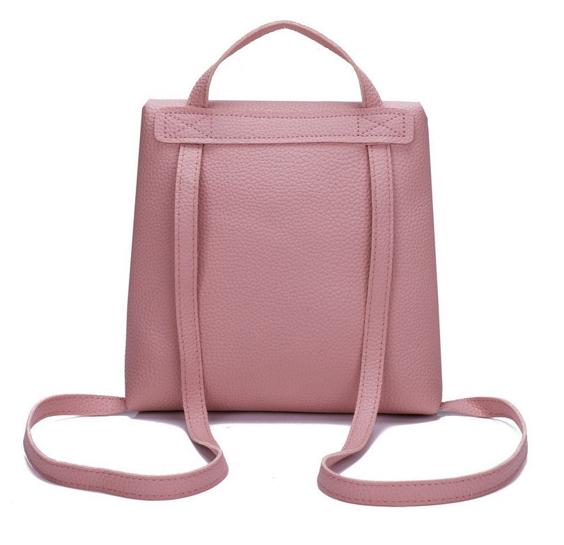 Women's Spring/Summer PU Leather Shoulder Mini Backpack