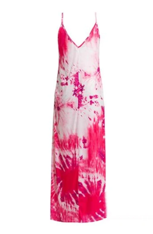 Women's Summer Casual Printed Maxi Dress