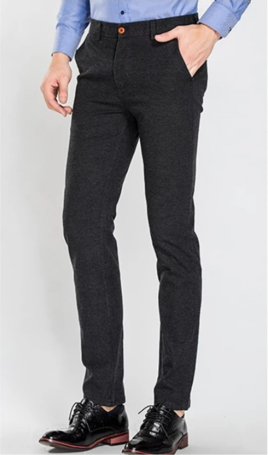 Men's Autumn/Winter Casual Cotton Slim Elastic Pants