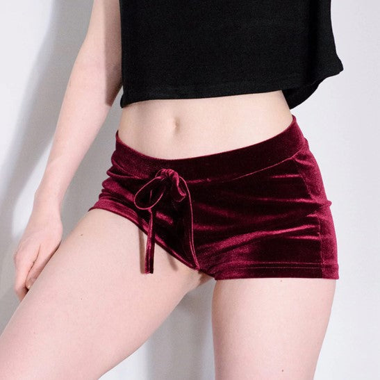 Women's Summer Soft Velvet Shorts