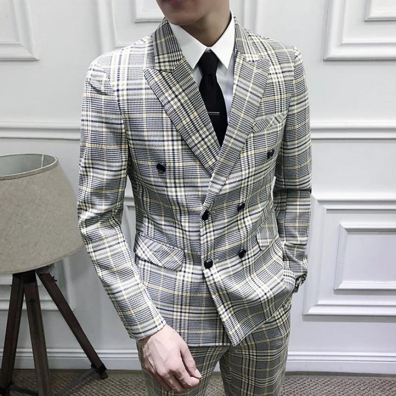 Men's Plaid Suit | Blazer And Pants