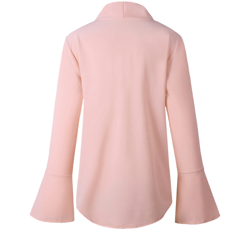 Women Autumn Casual Flare Long-Sleeved Blouse