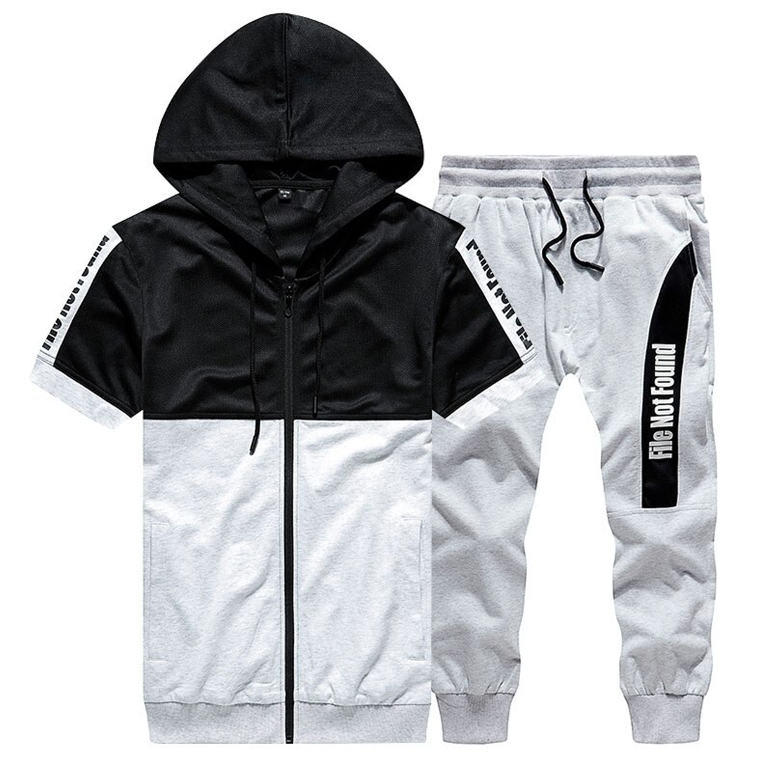Men's Summer Casual Hooded Tracksuit
