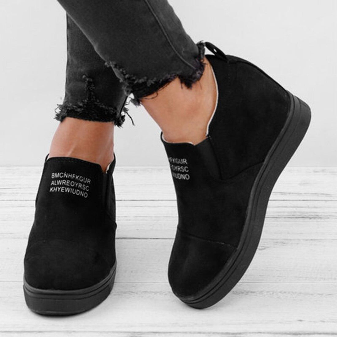 Women's Autumn Casual Platform Ankle Boots | Plus Size