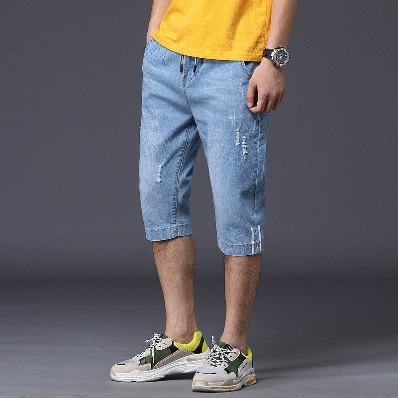 Men's Summer Casual Denim Shorts | Jeans Breeches
