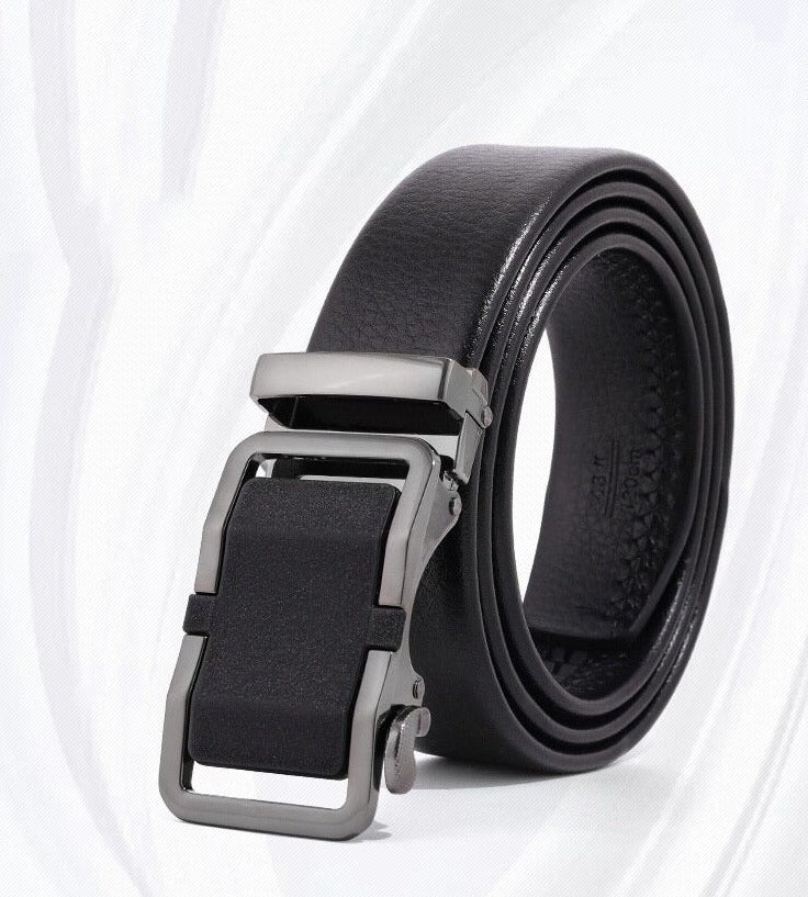 Men's Spring/Summer Automatic Buckle PU Leather Belt